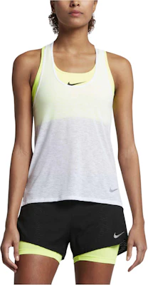 (Women) Nike White Sleeveless Sport Tank Top with Logo Print 831783-100 Buy (Women) Nike White Sleeveless Sport Tank Top with Logo Print 831783-100