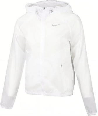 (Women) Nike White Solid Color Zip-Up Running Jacket CZ2834-100 Buy (Women) Nike White Solid Color Zip-Up Running Jacket CZ2834-100