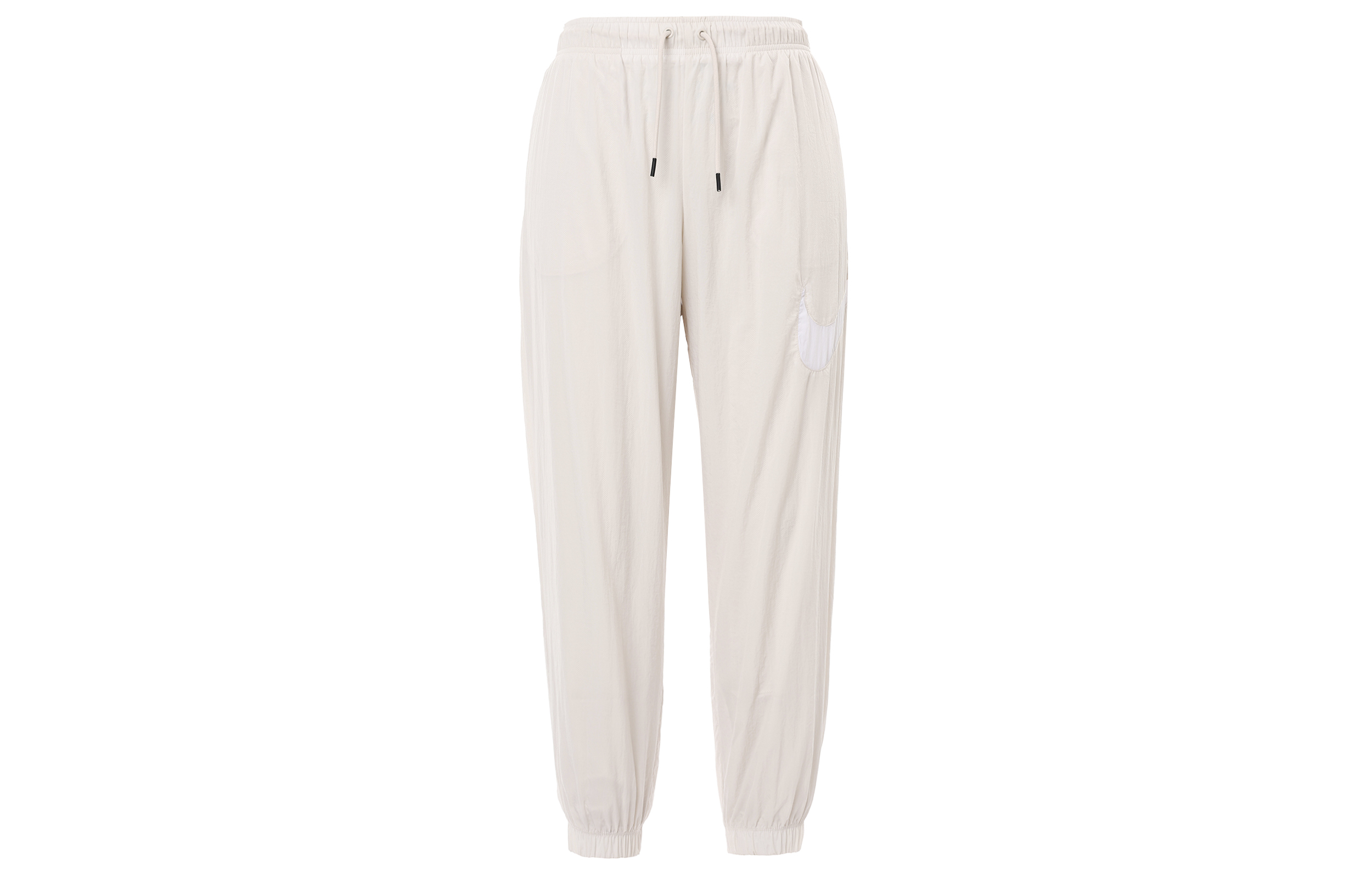 (Women) Nike White Solid Loose Fit Knit Jogger Sweatpants DM6184-104