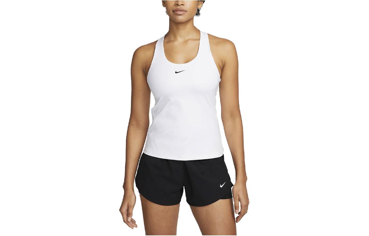 (Women) Nike White Sports Bra with Solid Logo Design DV9897-100