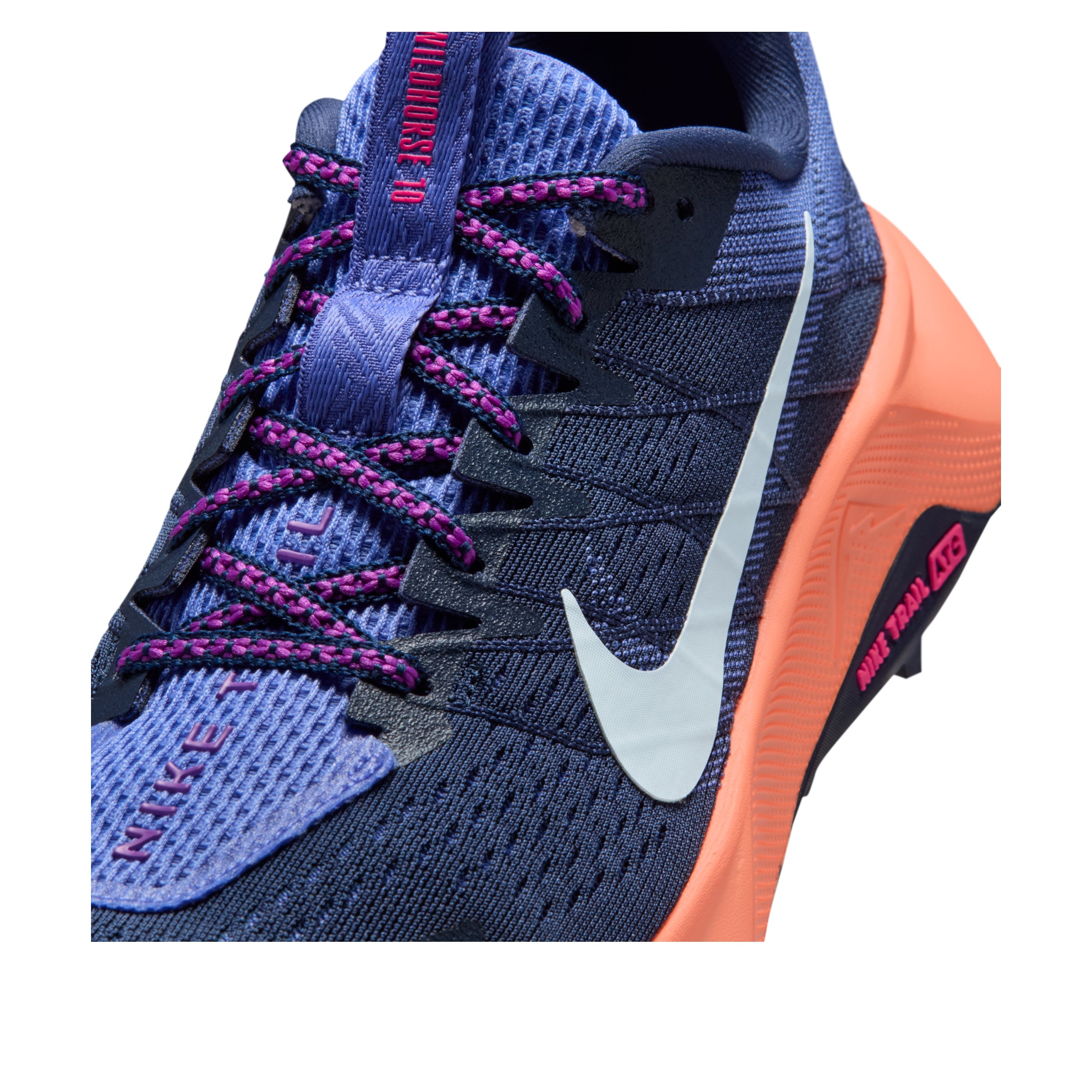 Sizing (W) Nike Wildhorse 10 Blu Navy Zaffiro Arancione Pulse FV2337-401