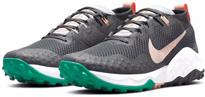 Lookbook Nike Wildhorse 7 低筒 跑步鞋 女款 黑粉綠
