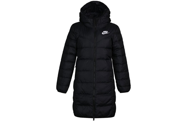 Order (W) 耐克Windrunner可翻转中长款羽绒外套黑色冬季款 939441-010