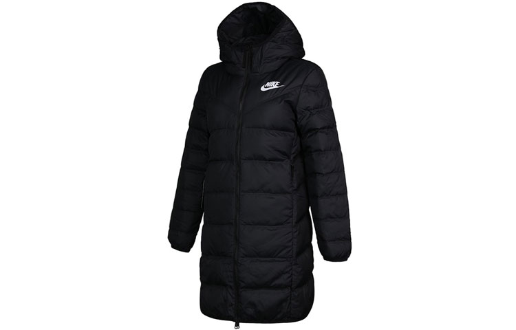 Shop (W) 耐克Windrunner可翻转中长款羽绒外套黑色冬季款 939441-010