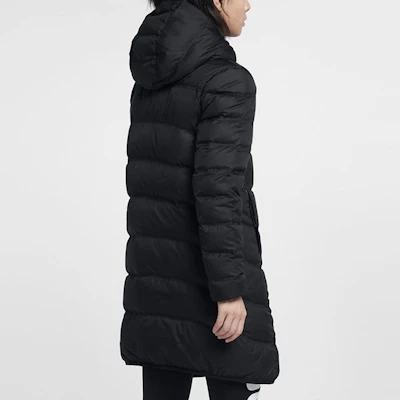 (W) 耐克Windrunner可翻转中长款羽绒外套黑色冬季款 939441-010 Details for (W) 耐克Windrunner可翻转中长款羽绒外套黑色冬季款 939441-010