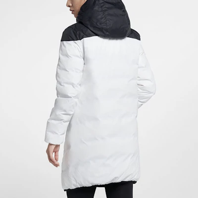 (W) 耐克Windrunner可翻转中长款羽绒外套黑色冬季款 939441-010 1