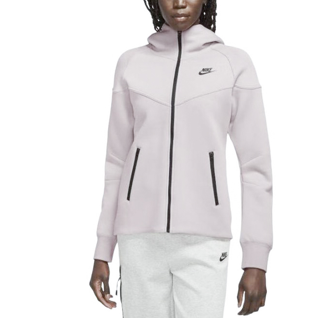 (Women) Nike Windrunner Tech Fleece Pink Full-Zip Hoodie Jacket FB8339-019 圖 4