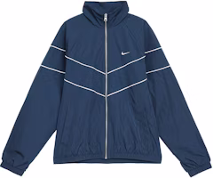 (Women) Nike Windrunner UV Protection Loose Fit Jacket Navy Blue FV6305-480 (Women) Nike Windrunner UV Protection Loose Fit Jacket Navy Blue FV6305-480