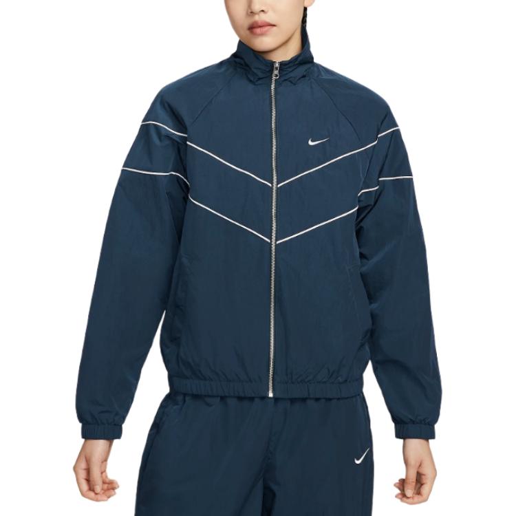 Order (Women) Nike Windrunner UV Protection Loose Fit Jacket Navy Blue FV6305-480