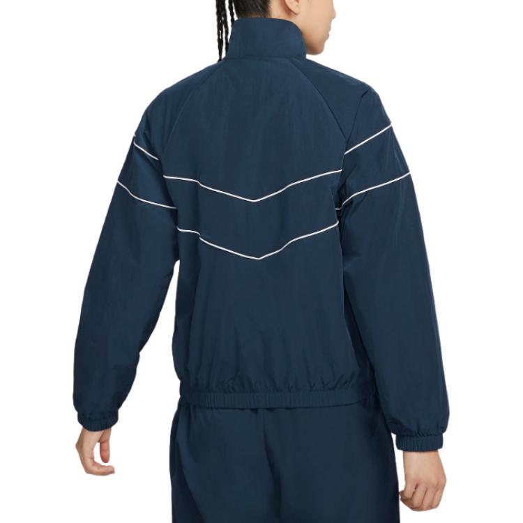 Lookbook (Women) Nike Windrunner UV Protection Loose Fit Jacket Navy Blue FV6305-480