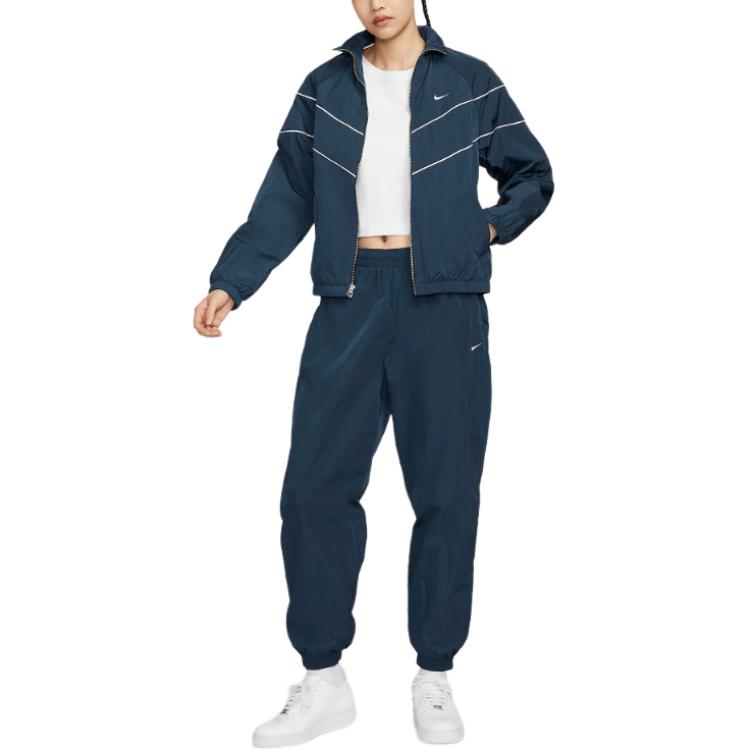 Shop (Women) Nike Windrunner UV Protection Loose Fit Jacket Navy Blue FV6305-480