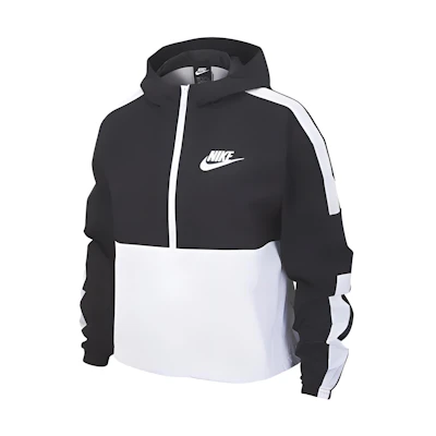 (Women) Nike Windrunner Windproof Woven Hooded Jacket - White DM4933-010