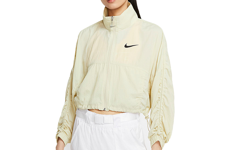 (Women) Nike Woven Casual Jacket Fossil Grey CJ3774-238 圖 2