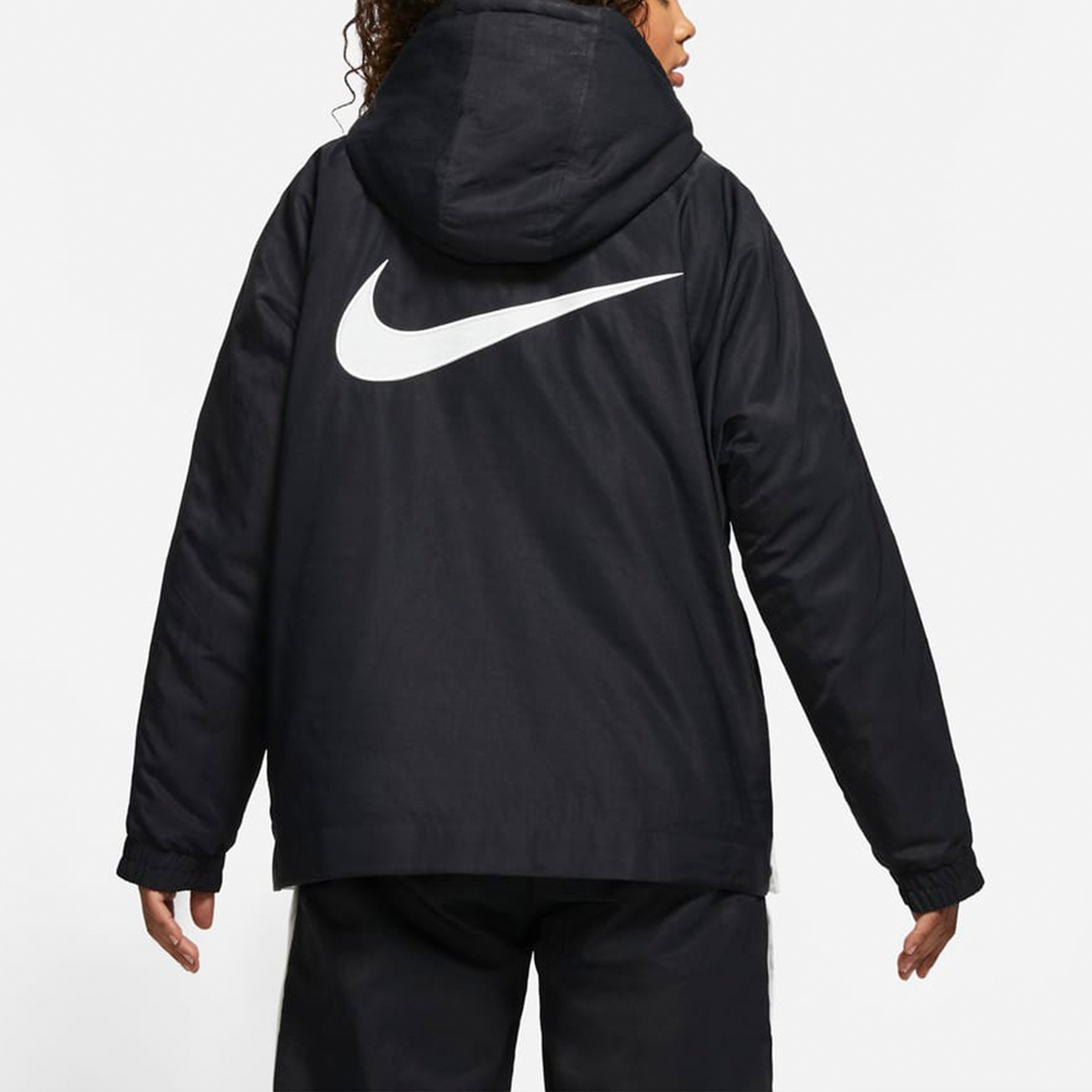 (Women) Nike AMBUSH Brooklyn Nets Graphic Hoodie Jacket Women Black Winter DB9567-010 圖 5