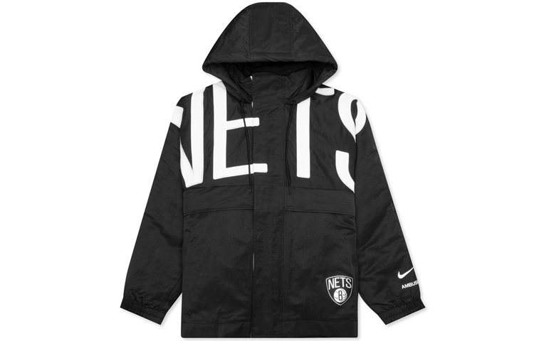 (Women) Nike AMBUSH Oversized Logo Hoodie Jacket Black DB8576-010