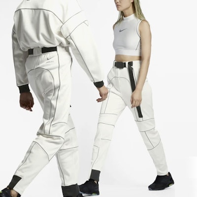 (W) ナイキ x AMBUSH レトロ 3Mリフレクタートラックパンツ 白 限定版 AQ9230-030 Shop (W) ナイキ x AMBUSH レトロ 3Mリフレクタートラックパンツ 白 限定版 AQ9230-030