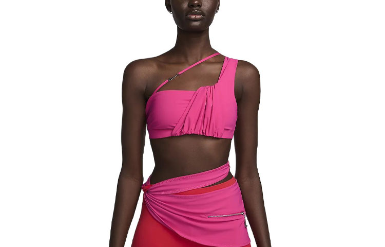 (Women) Nike x Jacquemus  Semi-Backless Draped Tank Top Watermelon Red. FV0502-653