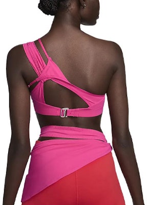 (Women) Nike x Jacquemus Semi-Backless Draped Tank Top Watermelon Red. FV0502-653 Lookbook (Women) Nike x Jacquemus Semi-Backless Draped Tank Top Watermelon Red. FV0502-653