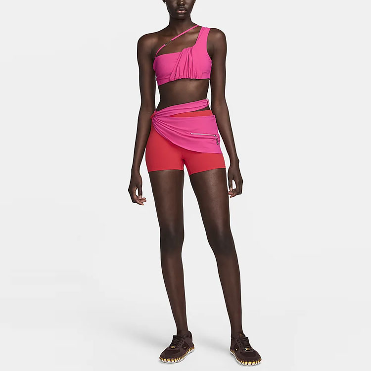 Shop (W) 나이키 x 자크뮈스 세미 백리스 드레이프드 탱크 탑 워터멜론 레드 FV0502-653