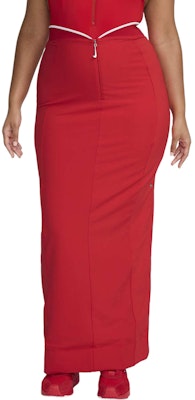 (Women) Nike x Jacquemus University Red Sports Casual Midi Skirt. FV5675-642 Buy (Women) Nike x Jacquemus University Red Sports Casual Midi Skirt. FV5675-642