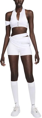 (Women) Nike x Jacquemus SS24 Layered Wrap Waist Shorts White Asia Edition. FJ3267-100 Lookbook (Women) Nike x Jacquemus SS24 Layered Wrap Waist Shorts White Asia Edition. FJ3267-100