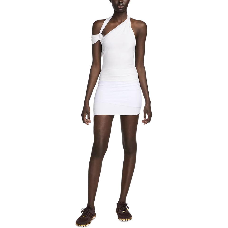 Lookbook (W) Nike x Jacquemus SS24 白色層次彈性連身裙 亞洲版 FJ3141-100