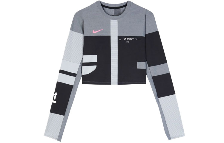 (Women) Nike x OFF-WHITE Black Training Running Compression Top BV8042-010