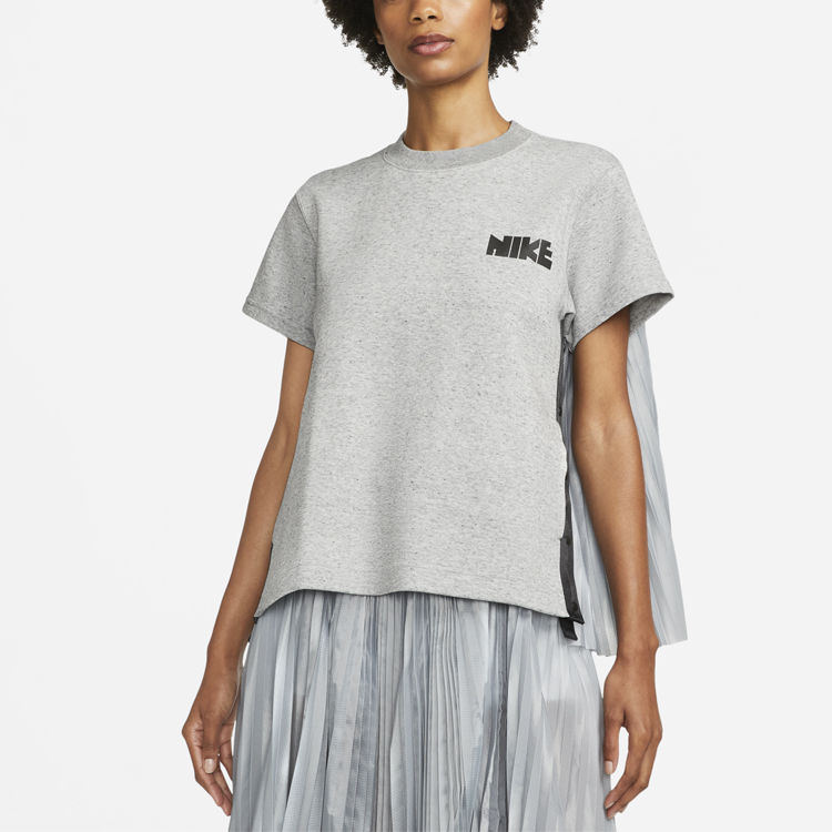 Purchase (W) Nike x Sacai 可調後褶灰色圓領T恤 美國限定版 CV5716-063