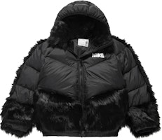 (Women) Nike x Sacai Black Loose-Fit Down Puffer Parka Coat Winter Edition CT3267-010 (Women) Nike x Sacai Black Loose-Fit Down Puffer Parka Coat Winter Edition CT3267-010