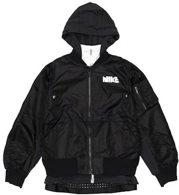 (W) Chaqueta Negra Nike x Sacai Doble Capa Edición Asia Color Block CZ4678-010 Buy (W) Chaqueta Negra Nike x Sacai Doble Capa Edición Asia Color Block CZ4678-010