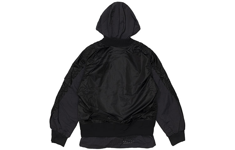 Lookbook (W) Chaqueta Negra Nike x Sacai Doble Capa Edición Asia Color Block CZ4678-010