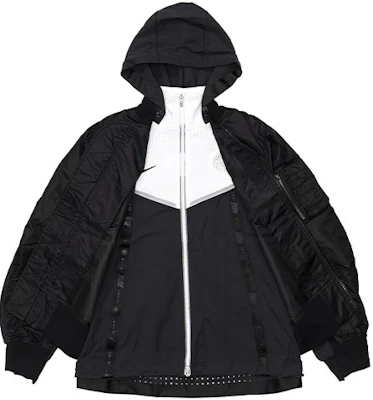 (W) Chaqueta Negra Nike x Sacai Doble Capa Edición Asia Color Block CZ4678-010 Shop (W) Chaqueta Negra Nike x Sacai Doble Capa Edición Asia Color Block CZ4678-010
