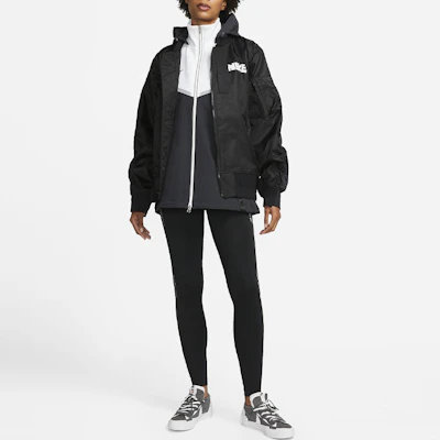 (W) Chaqueta Negra Nike x Sacai Doble Capa Edición Asia Color Block CZ4678-010 Purchase (W) Chaqueta Negra Nike x Sacai Doble Capa Edición Asia Color Block CZ4678-010