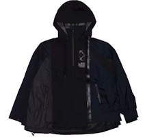 (Women) Nike x Sacai Double-Zip Jacket Black Collaborative Outerwear CD6297-010 (Women) Nike x Sacai Double-Zip Jacket Black Collaborative Outerwear CD6297-010