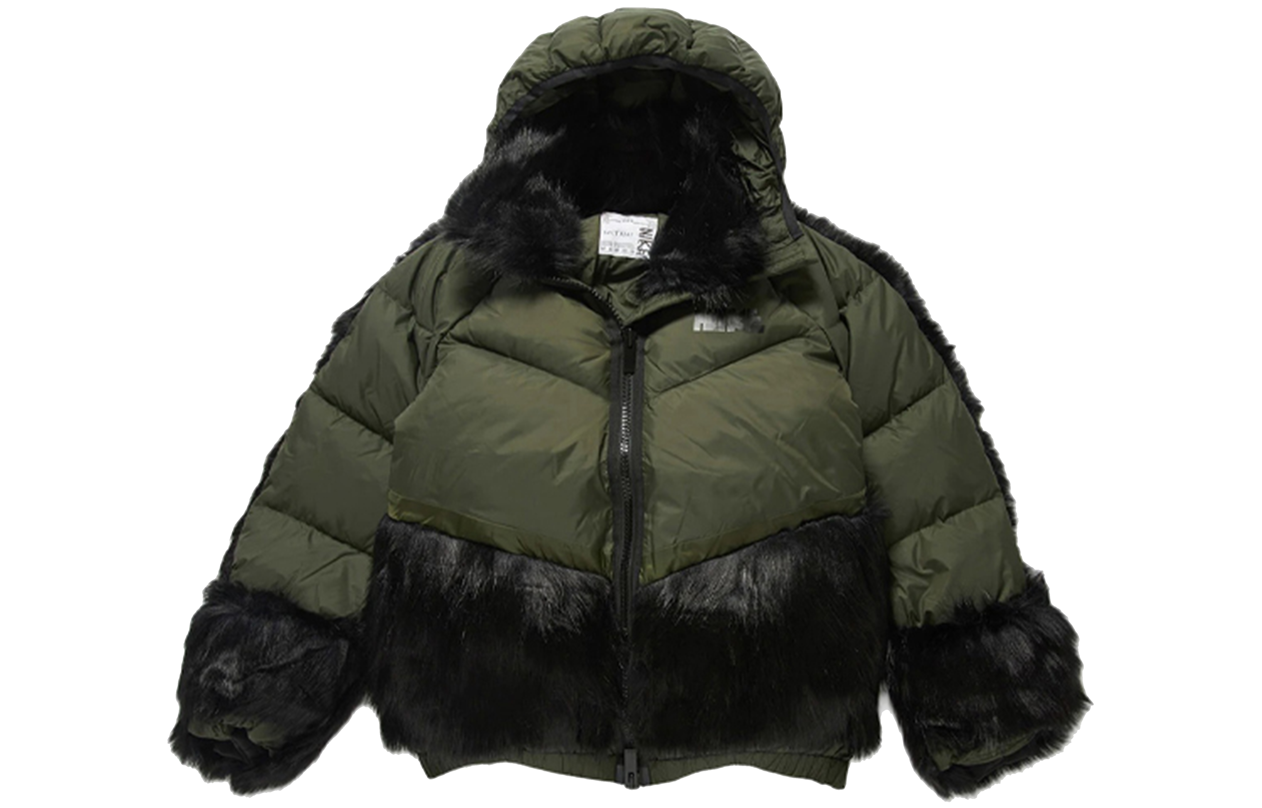 (Women) Nike x Sacai Winter Loose-Fit Puffer Jacket Dark Green CT3267-355