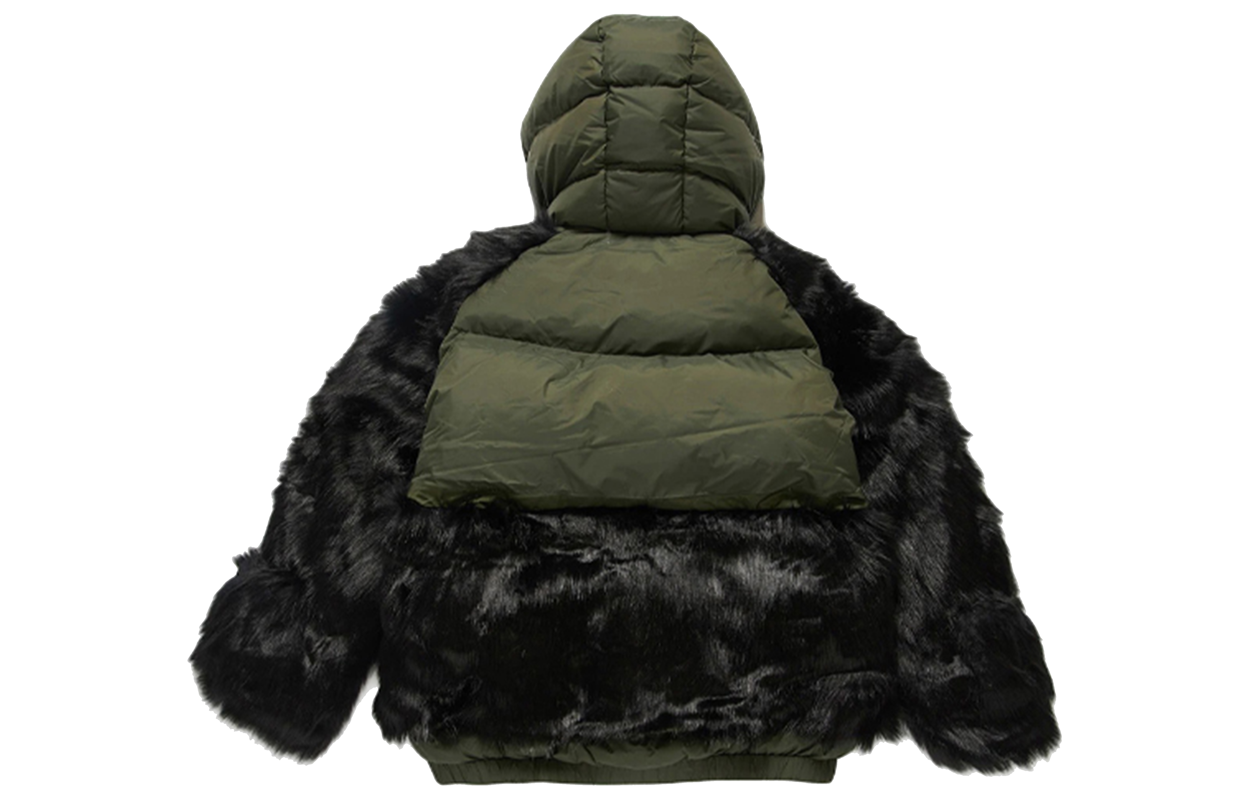 Lookbook (W) Chaqueta Acolchada Suelta Invierno Nike x Sacai Verde Oscuro. CT3267-355