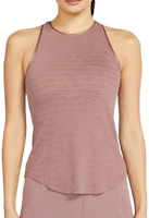 (Women) Nike Yoga Dri-FIT Tank Top Smoke Gray Purple Red Fitness Training CU6322-298 (Women) Nike Yoga Dri-FIT Tank Top Smoke Gray Purple Red Fitness Training CU6322-298