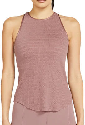 (Women) Nike Yoga Dri-FIT Tank Top Smoke Gray Purple Red Fitness Training CU6322-298 Buy (Women) Nike Yoga Dri-FIT Tank Top Smoke Gray Purple Red Fitness Training CU6322-298