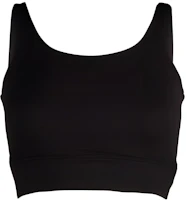 (Women) Nike YOGA LUXE Black Cropped Tank Top for Yoga. CQ8966-010 (Women) Nike YOGA LUXE Black Cropped Tank Top for Yoga. CQ8966-010