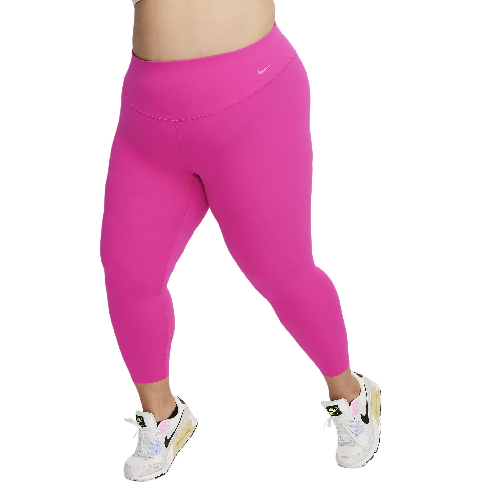 (Women) Nike Zenvy High-Waist Solid Leggings Hot Berry Color DV4911-615