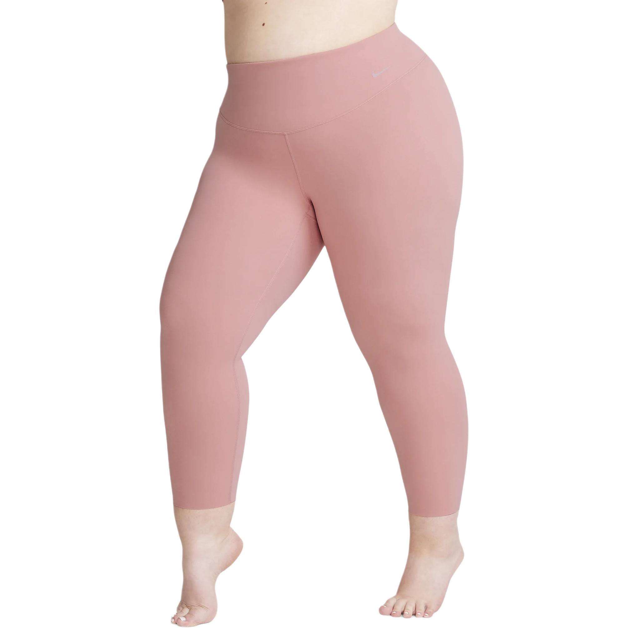 (Women) Nike Zenvy High-Waisted 7/8 Gentle-Support Leggings Pink DV4911-618