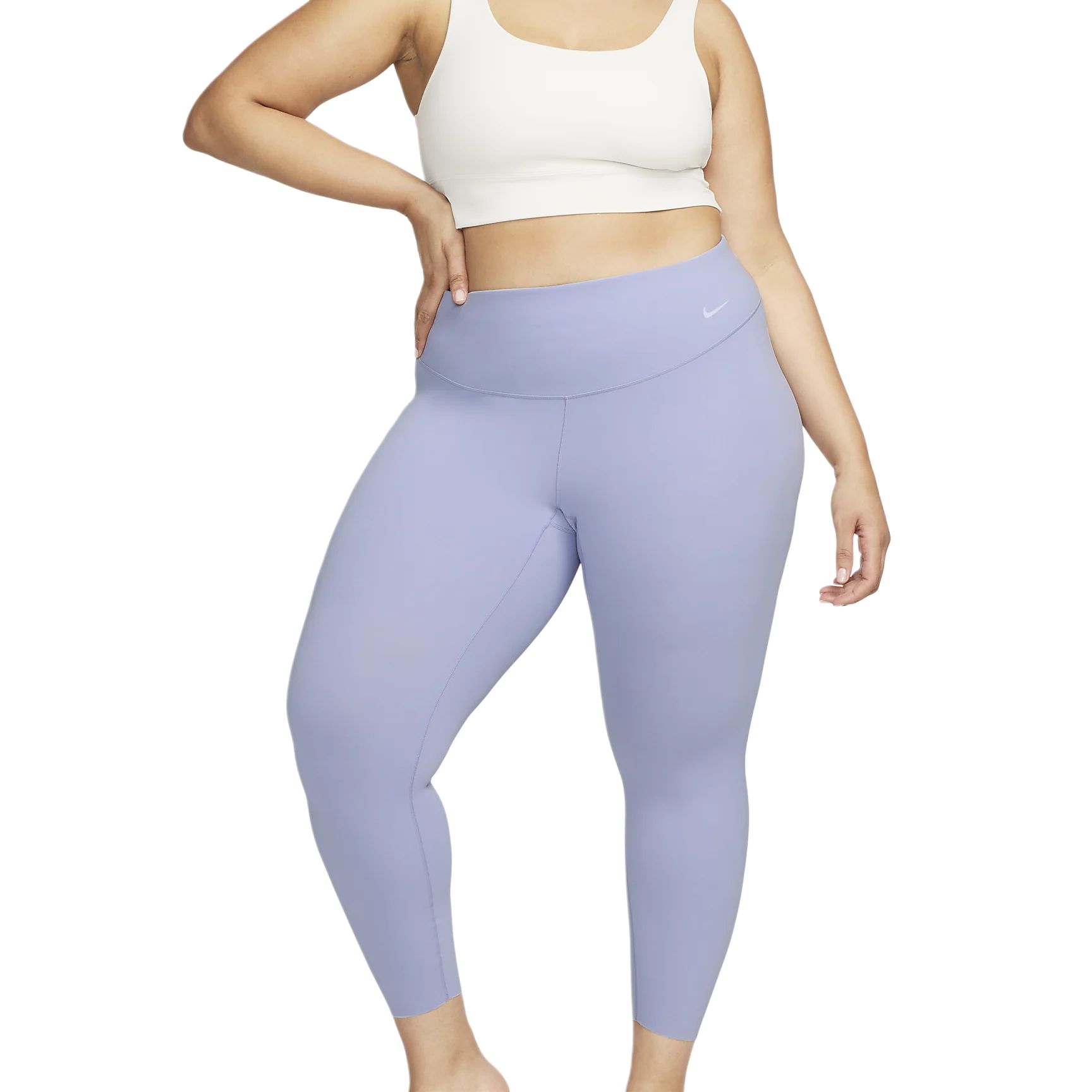 (Women) Nike Zenvy High-Waisted Slim Fit Pants Indigo Haze/Black DV4911-519