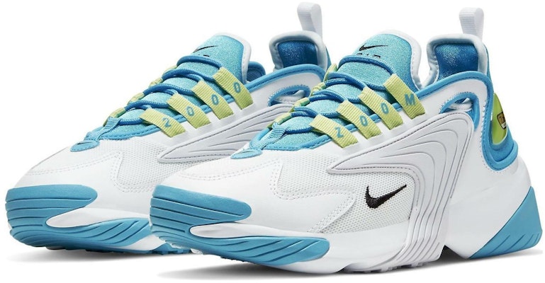 (W) Nike Zoom 2K 'Blanco Azul Fury' AO0354-401 Lookbook (W) Nike Zoom 2K 'Blanco Azul Fury' AO0354-401