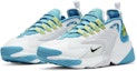 Lookbook (W) Nike Zoom 2K 'Blanco Azul Fury' AO0354-401