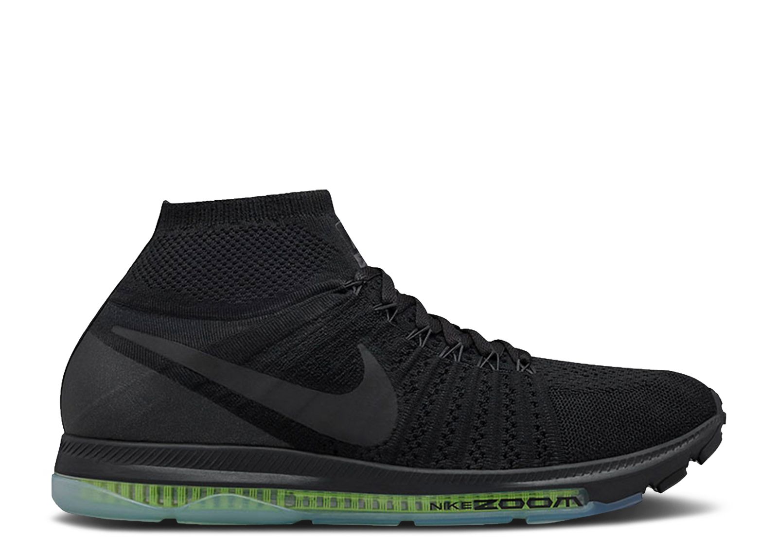 (Women) Nike Zoom All Out Flyknit 'Black Volt' 845361-001