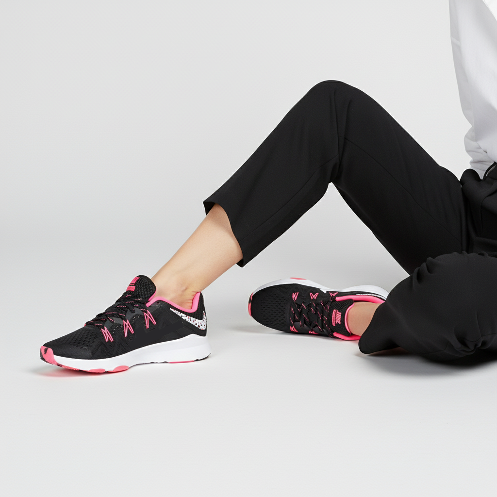 Lookbook (W) Nike Zoom Condition TR Trainer BTS 'Hitam Pink Putih' 898474-001