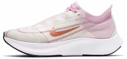(Women) Nike Zoom Fly 3 'White Light Arctic Pink Bronze' AT8241-103 (Women) Nike Zoom Fly 3 'White Light Arctic Pink Bronze' AT8241-103