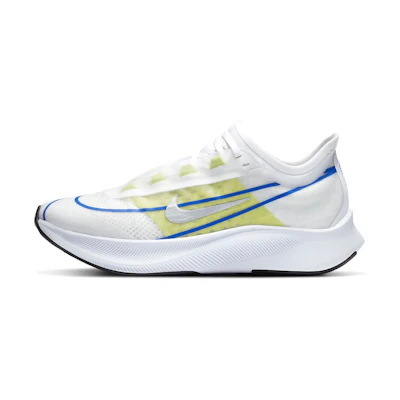 (W) Nike Zoom Fly 3 'White Silver Blue Lime'