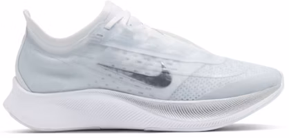 (Women) Nike Zoom Fly 3 Pure Platinum AT8241-002 (Women) Nike Zoom Fly 3 Pure Platinum AT8241-002