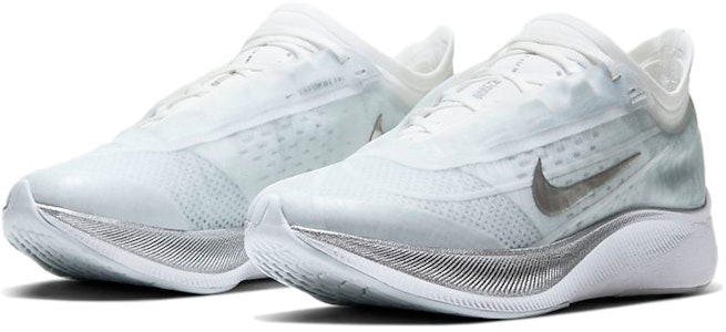 (W) Nike Zoom Fly 3 Platinum Murni AT8241-002 Lookbook (W) Nike Zoom Fly 3 Platinum Murni AT8241-002